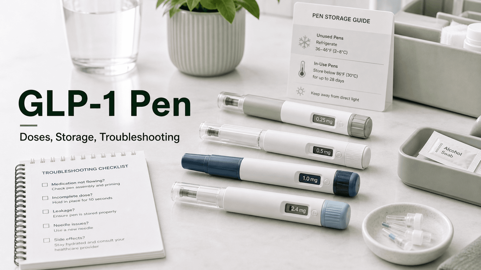 GLP-1 Pen: How Every Major Injector Works, Doses, Storage, and Troubleshooting
