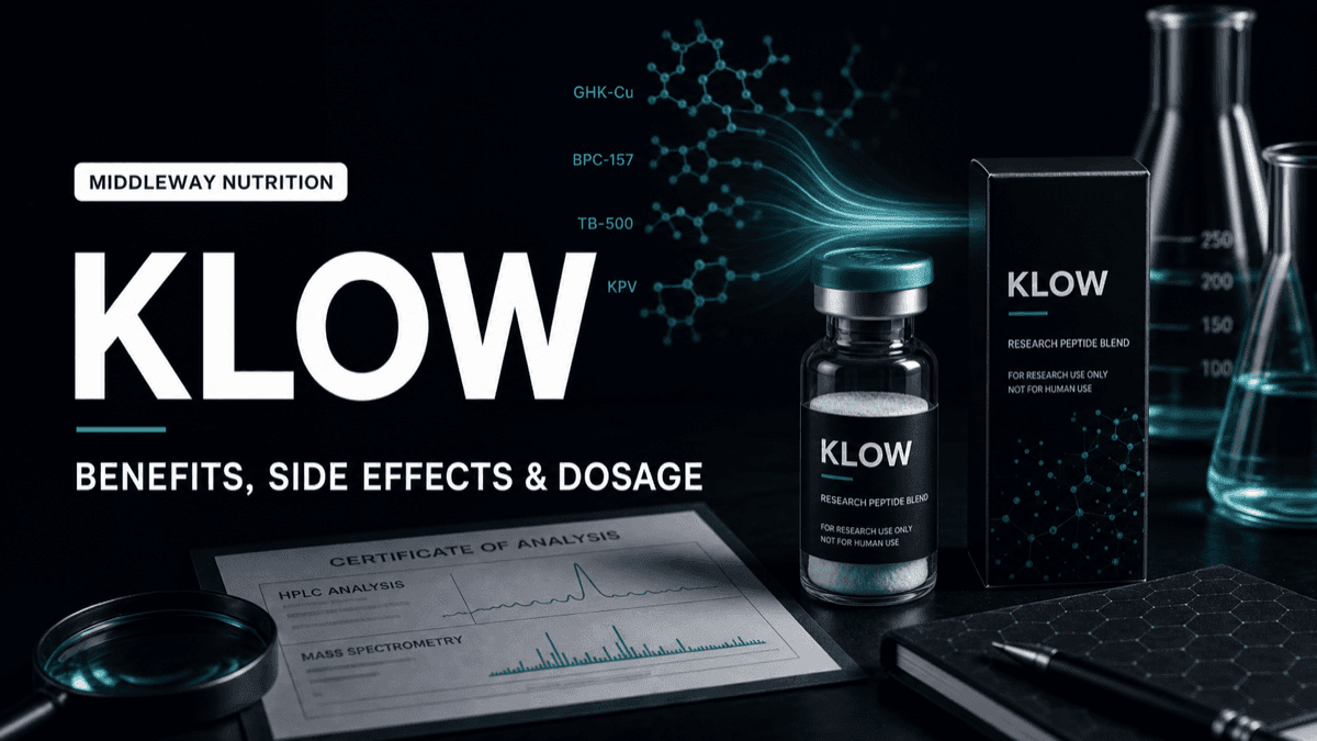 KLOW Peptide Stack: Benefits, Side Effects, and Dosage Chart article visual
