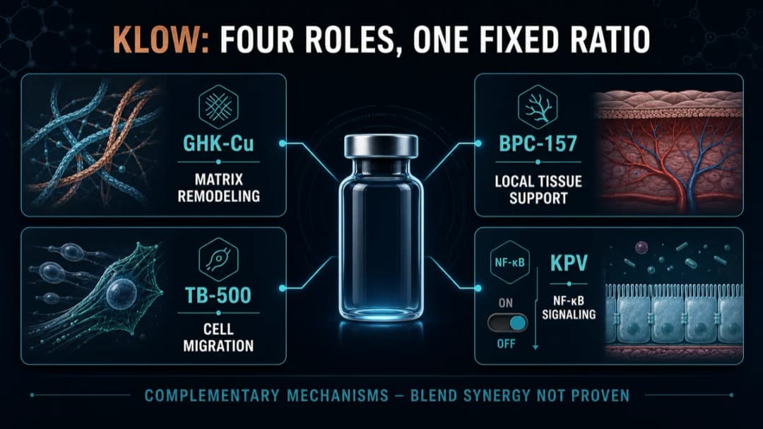 KLOW: Four roles, one fixed ratio