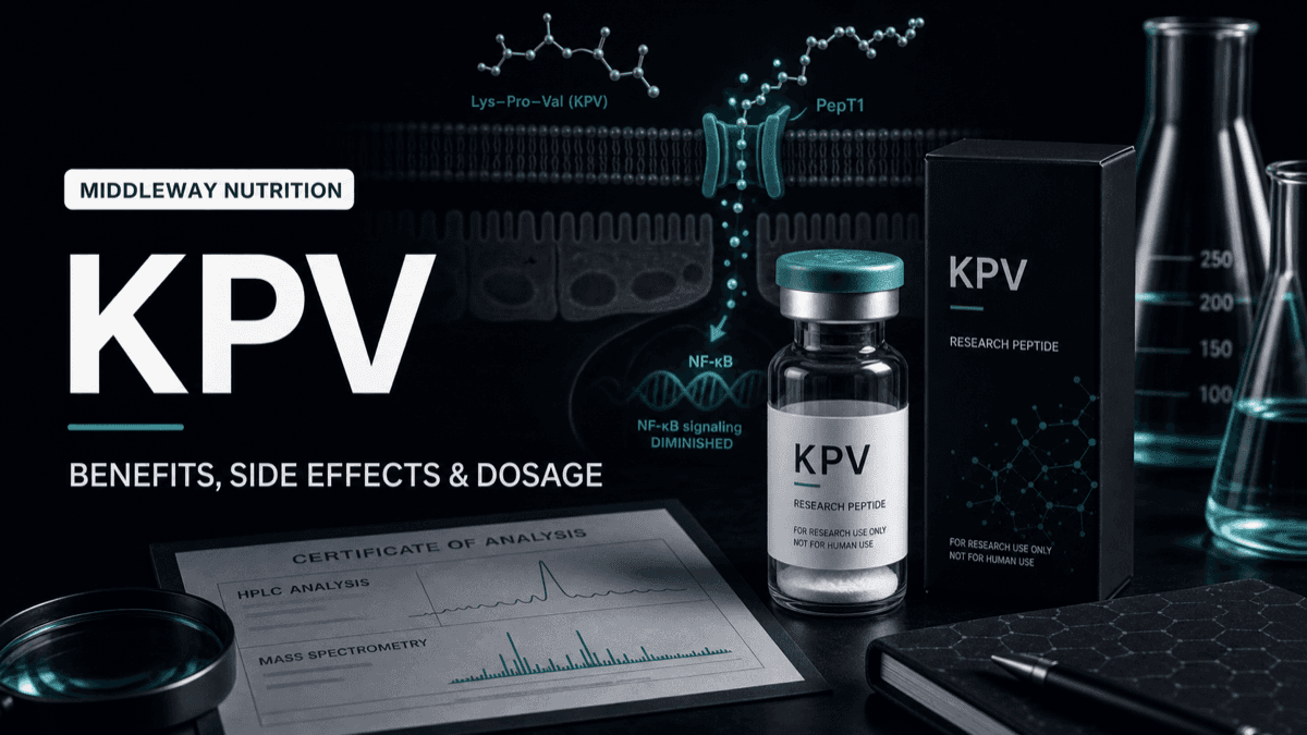 KPV Peptide: Benefits, Side Effects, and Reported Dosage Ranges article visual