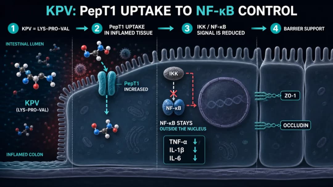 KPV: Mechanism of action diagram