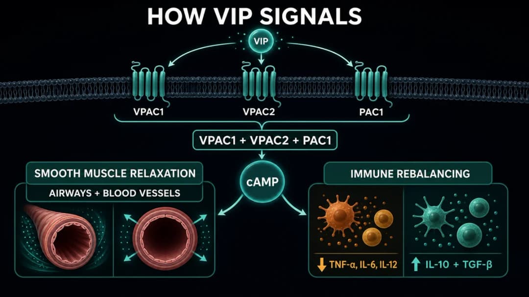 VIP: Mechanism of action diagram
