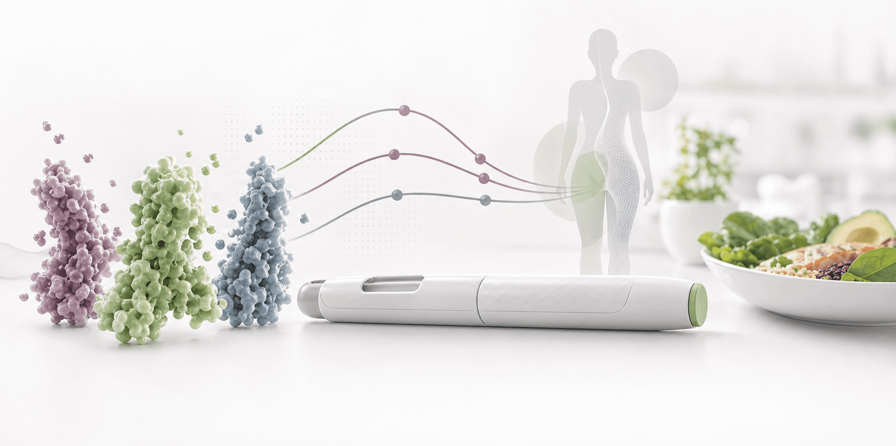 Retatrutide: Clinical Trial Data, Benefits, Side Effects, and Availability clinical research visual