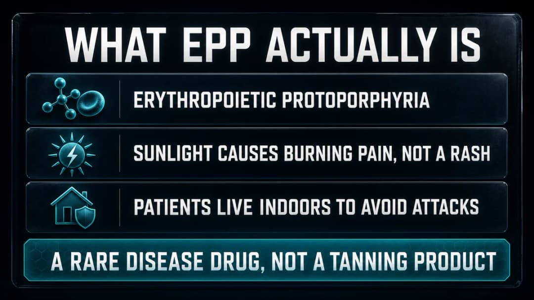 Card: what erythropoietic protoporphyria actually is