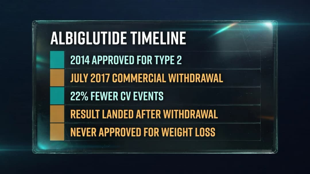 Comparison: what replaced albiglutide in the GLP-1 class