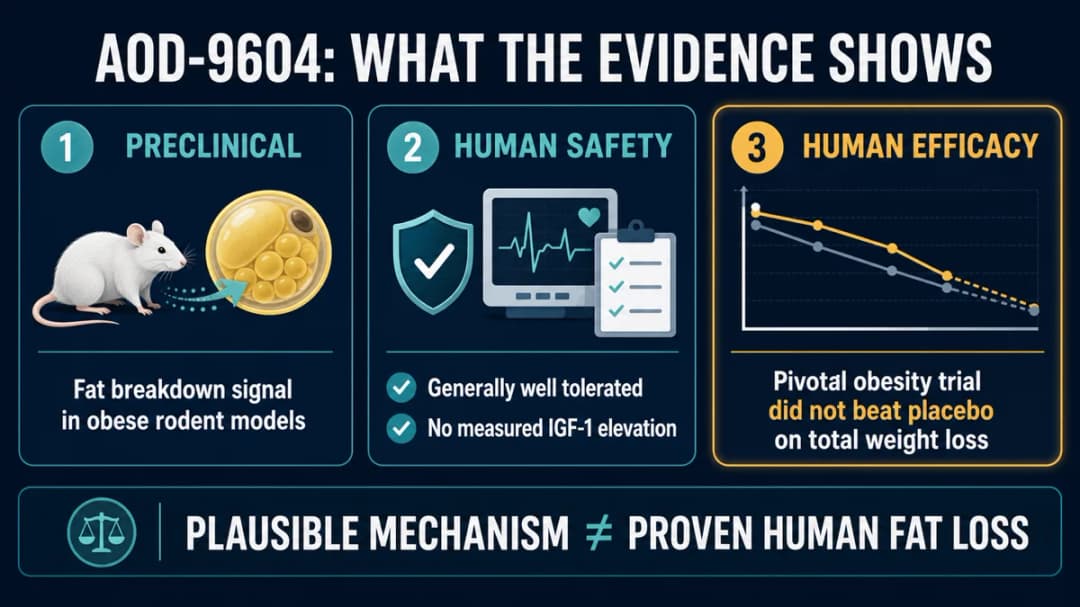 AOD-9604: What the evidence shows