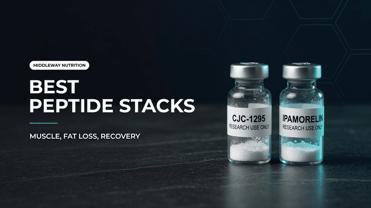 Best Peptide Stacks for Muscle, Fat Loss & Recovery article visual