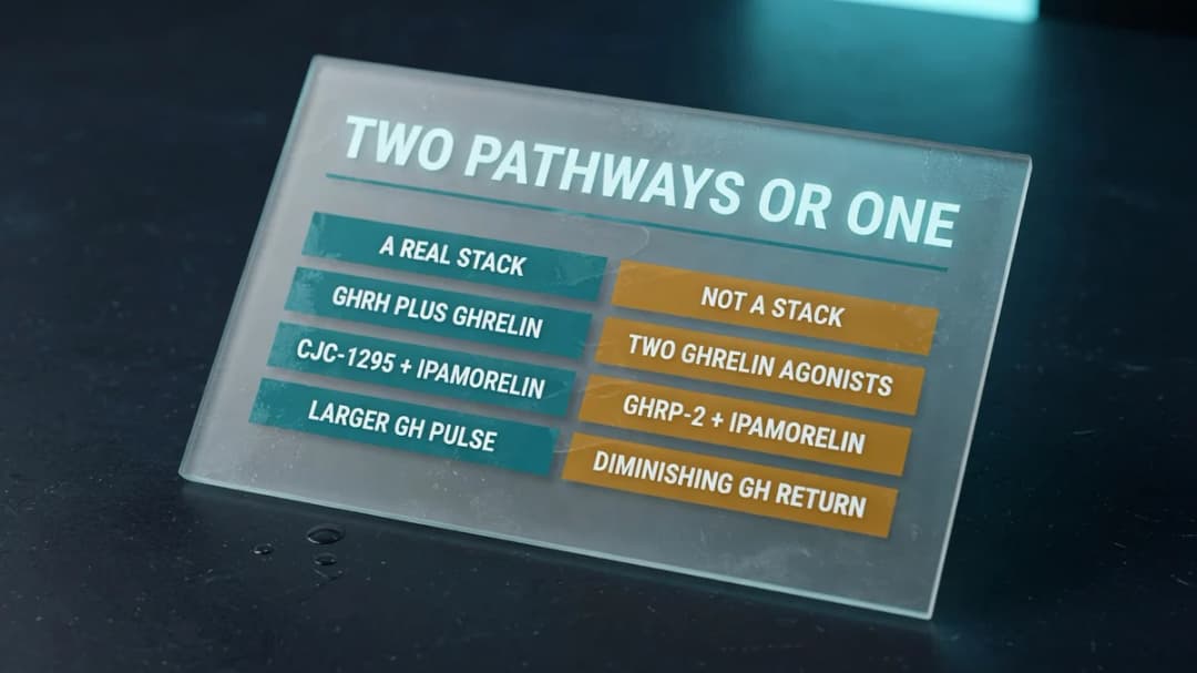 Comparison: peptide stacks for muscle, fat loss and recovery, by goal