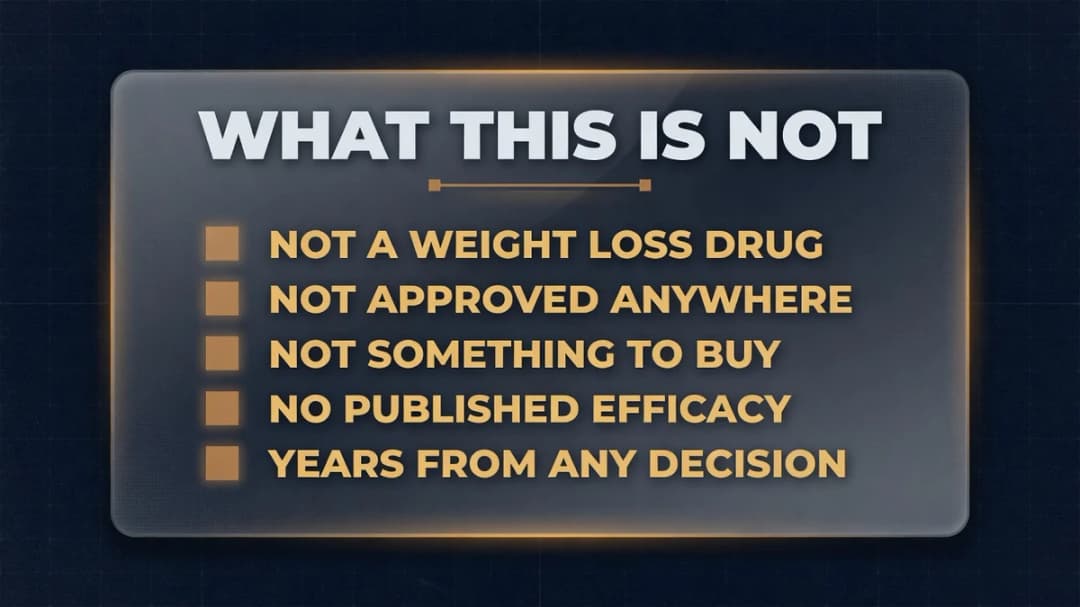 Card: what brenipatide is being trialled for, and what it is not