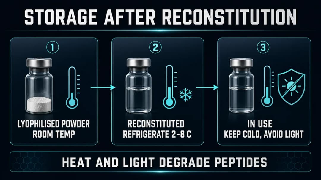 Card: storing semaglutide before and after reconstitution