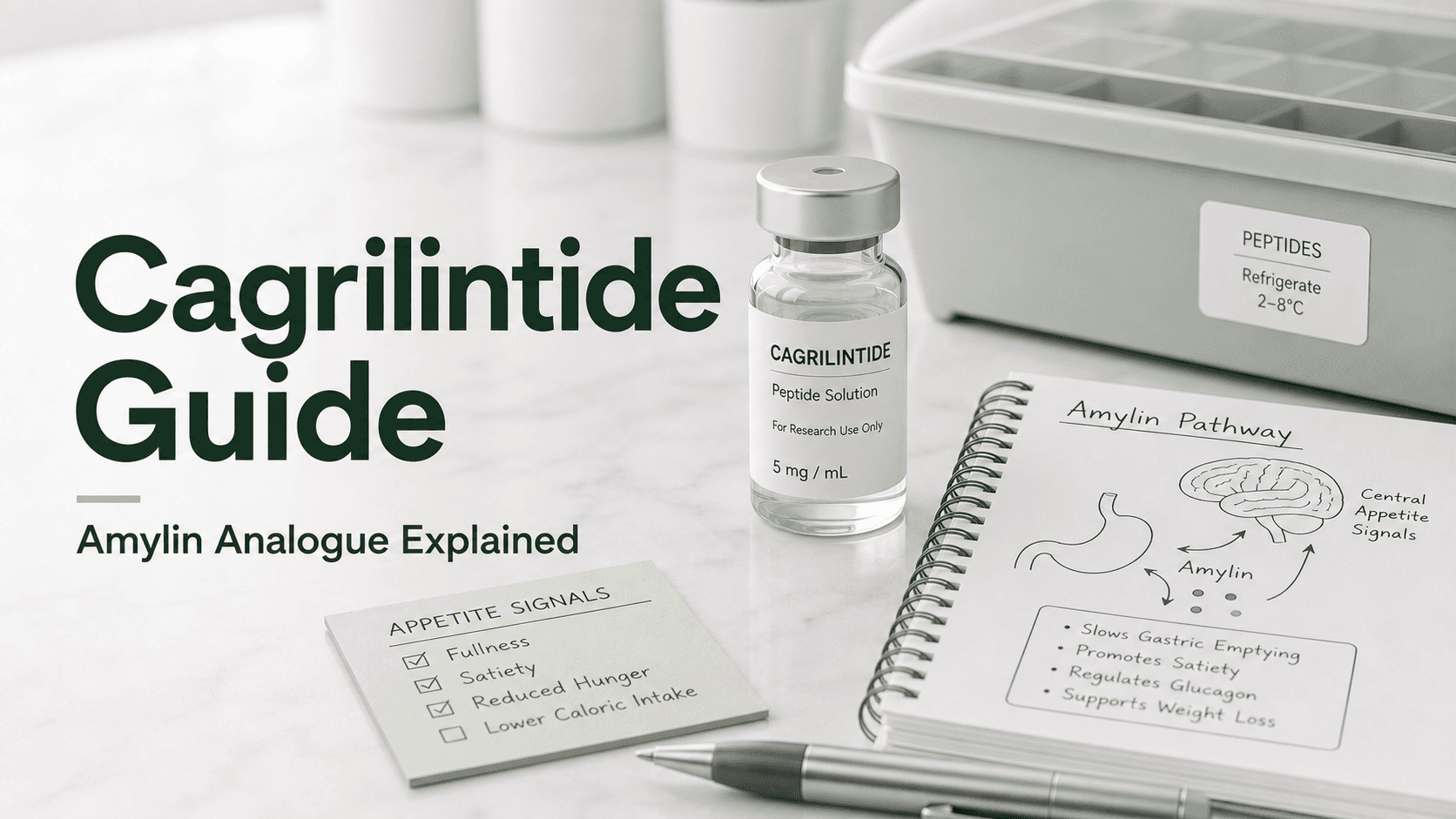 Cagrilintide Guide: The Amylin Analogue Behind CagriSema article visual