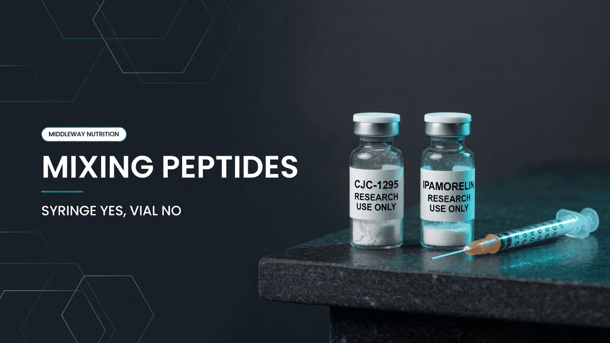 Can You Mix Peptides Together? The Syringe and Vial Rules