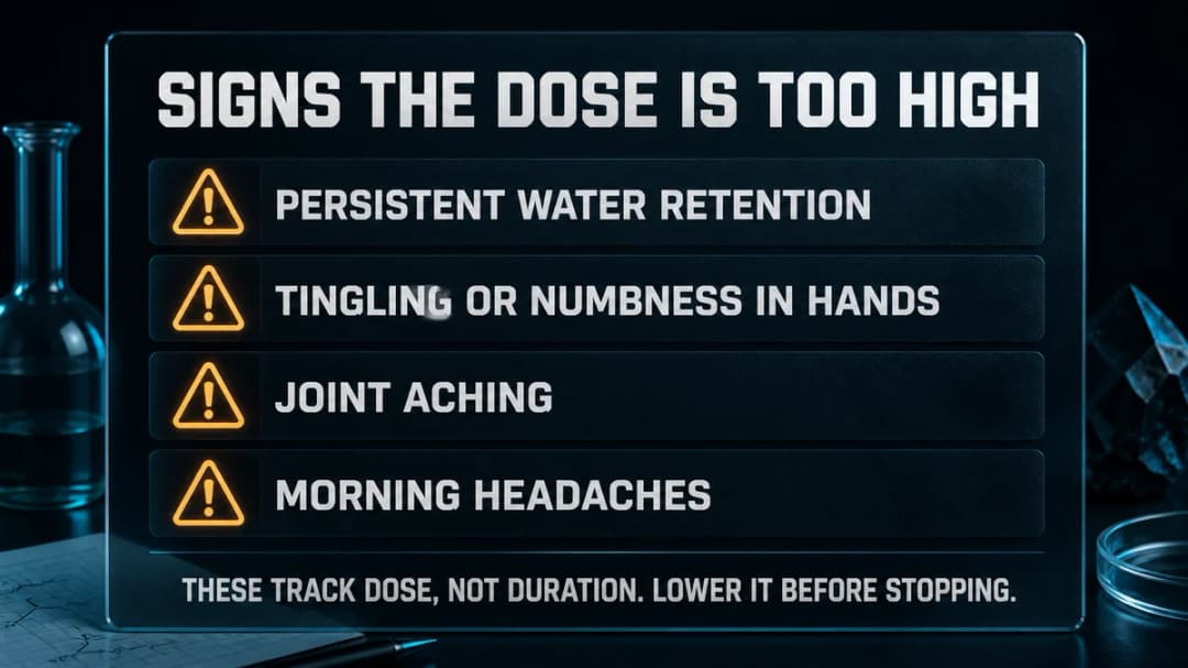 Card: signs the CJC-1295 dose is too high
