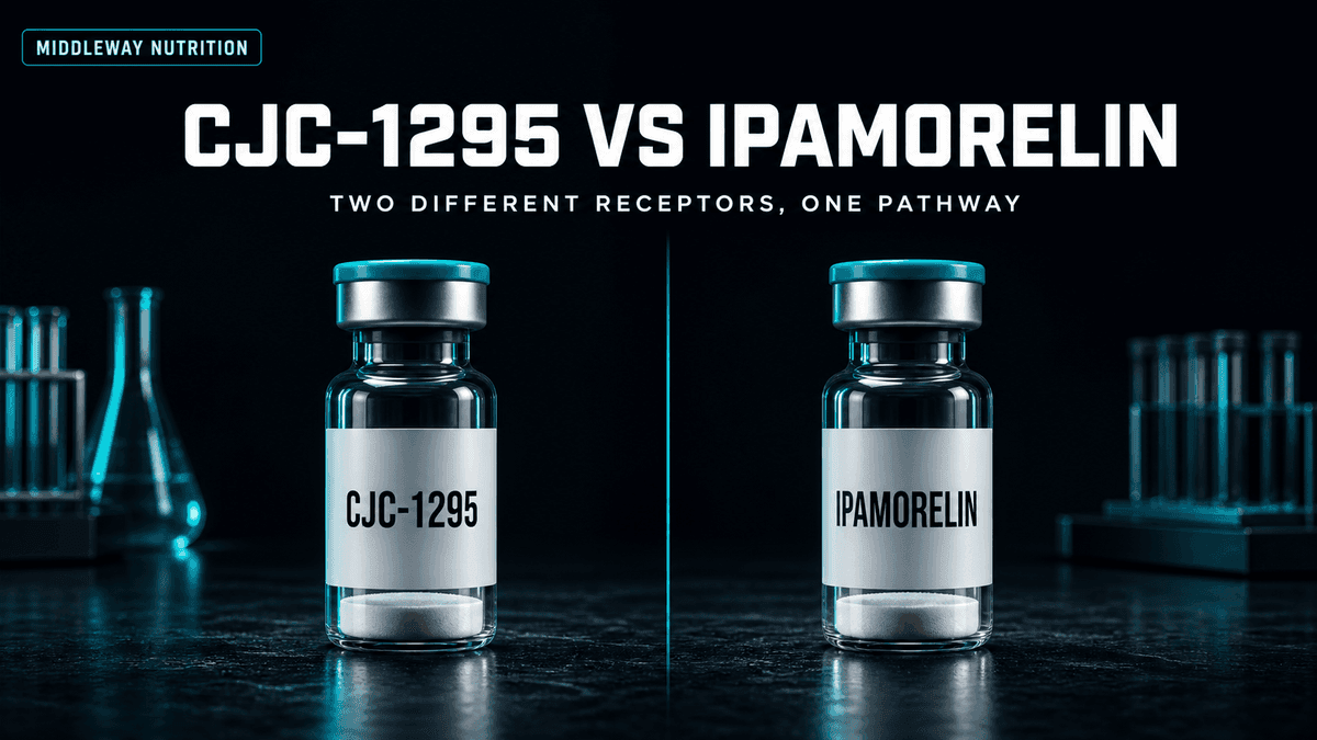 CJC-1295 vs Ipamorelin: How Two Growth Hormone Peptides Actually Differ