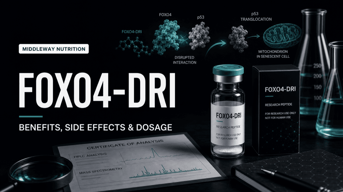 FOXO4-DRI Peptide: Benefits, Side Effects and Dosage Chart article visual