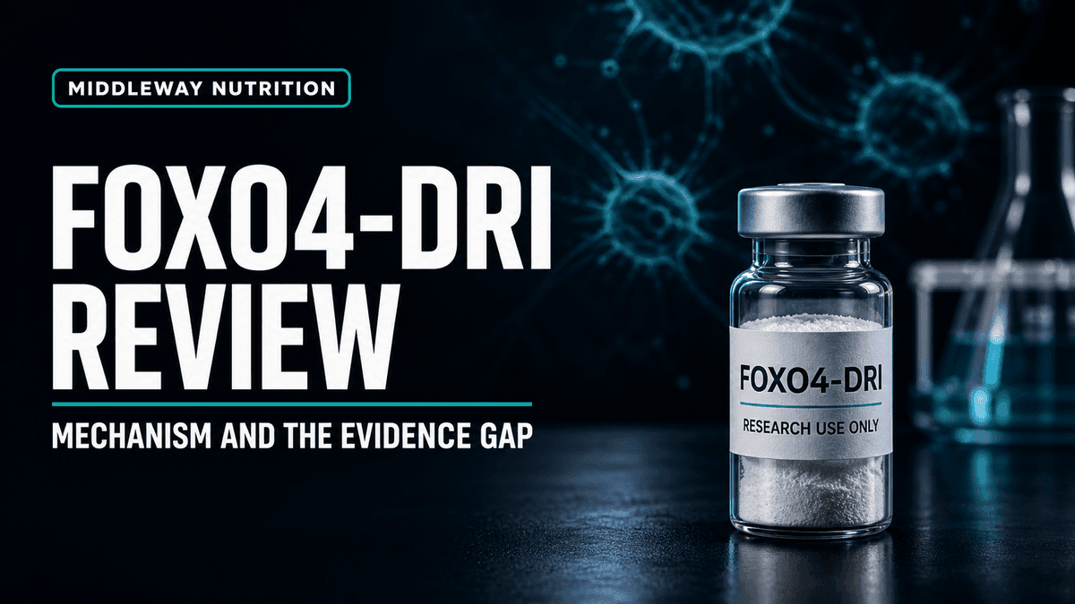 FOXO4-DRI Review: Mechanism, Results and the Human Evidence Gap article visual