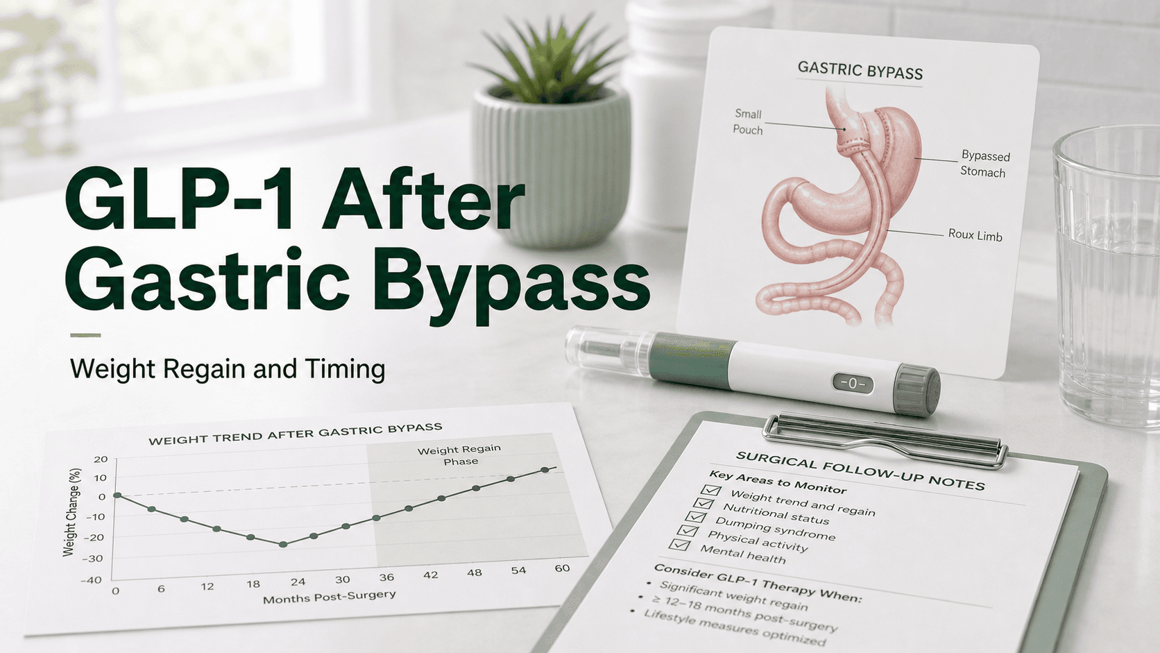 GLP-1 After Gastric Bypass: Weight Regain, Timing, and Dose Guide article visual