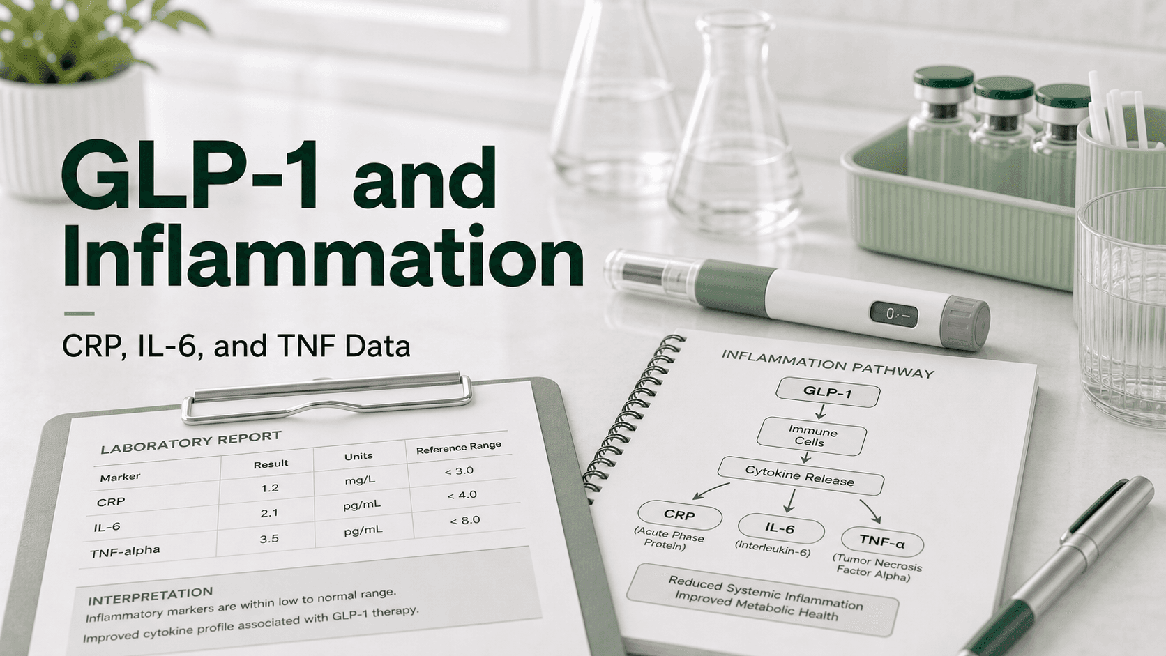 Does GLP-1 Help With Inflammation? What the CRP, IL-6, and TNF-α Data Show article visual