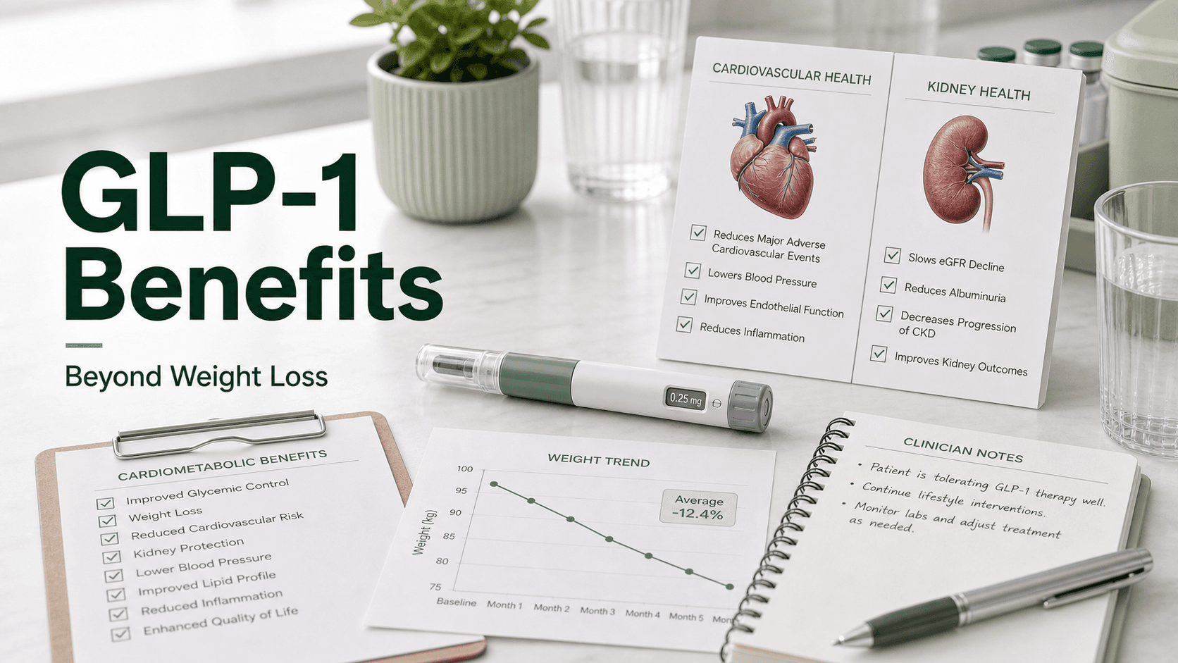 GLP-1 Benefits Beyond Weight Loss: 13 Conditions With Real Evidence in 2026