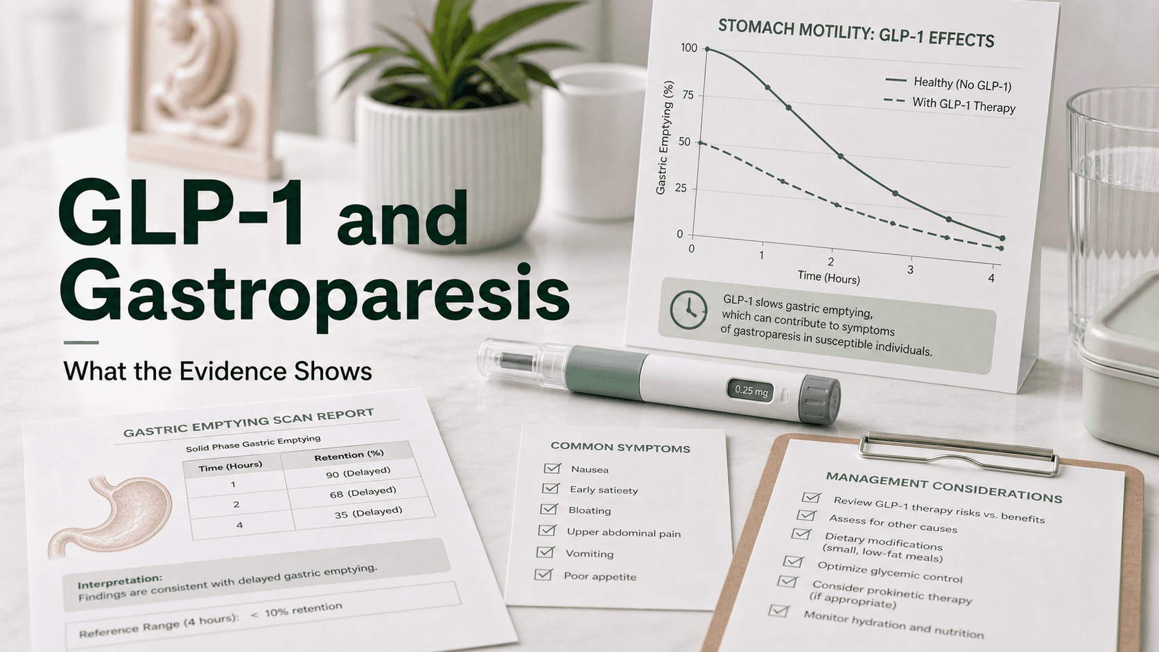 GLP-1 and Gastroparesis: What the Evidence Actually Shows in 2026 article visual