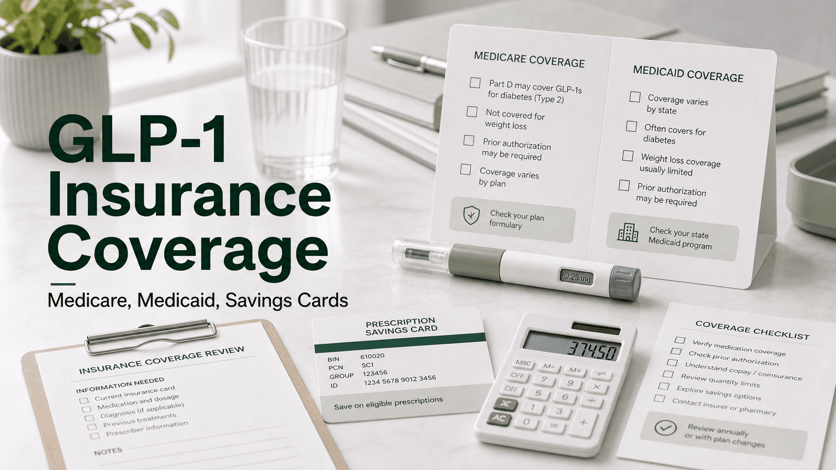 GLP-1 Insurance Coverage 2026: Medicare Bridge, Medicaid by State, Savings Cards, FSA/HSA