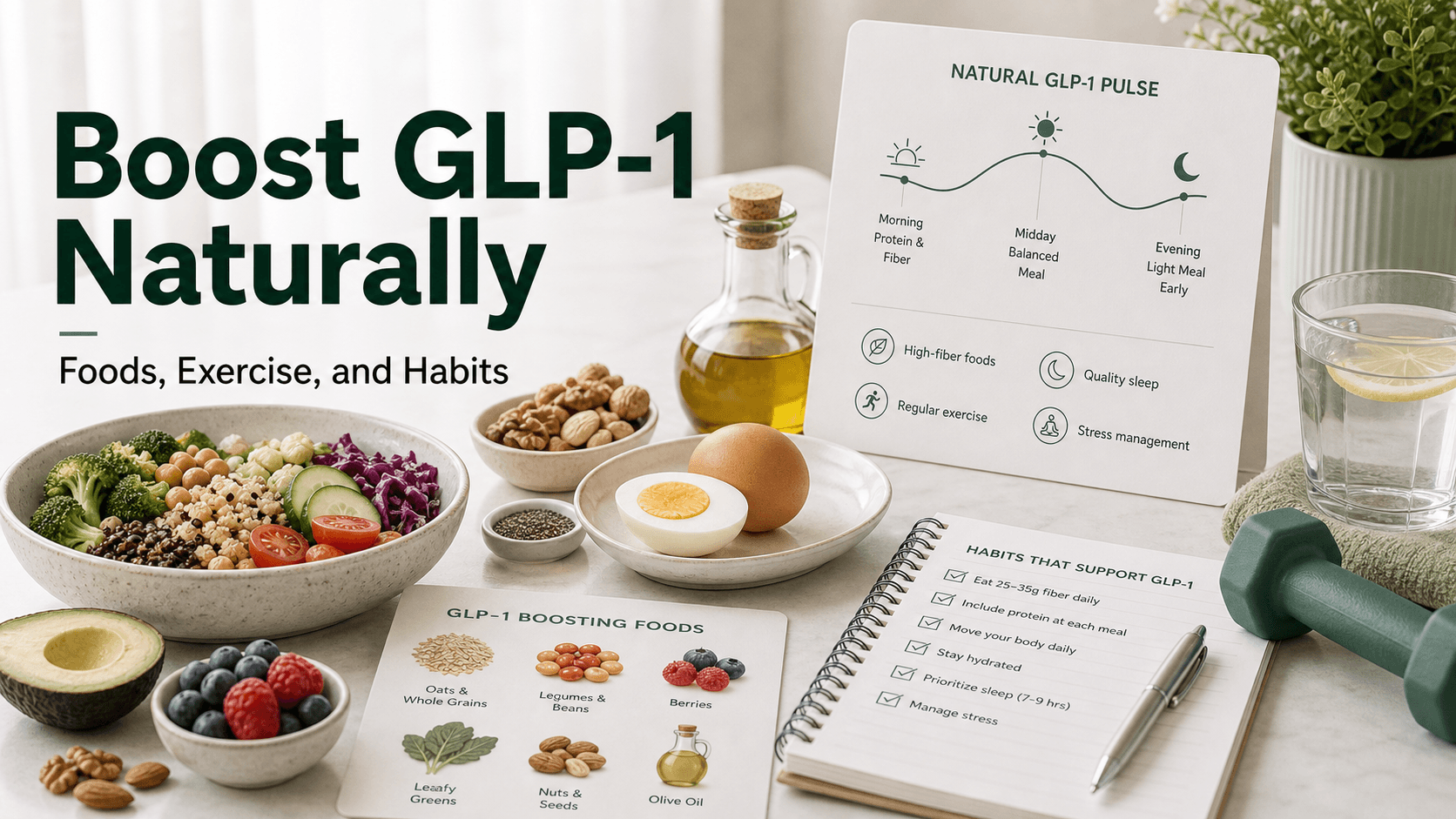 How to Boost GLP-1 Naturally: Foods, Exercise, and Habits That Actually Work
