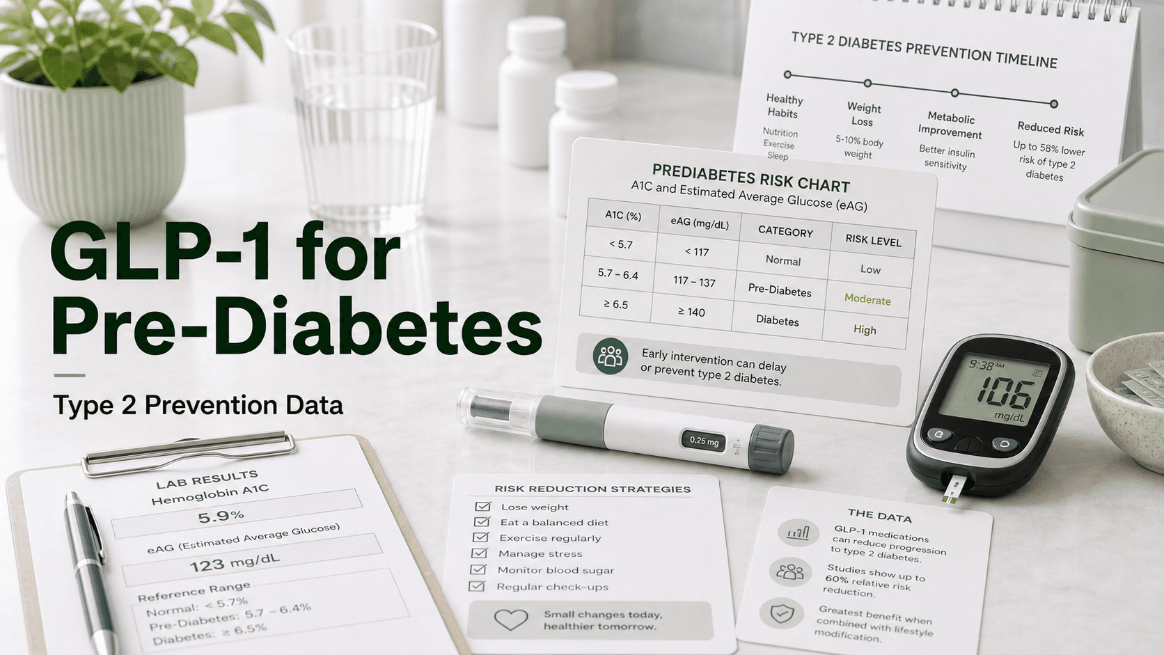 GLP-1 for Pre-Diabetes: Trial Data, Type 2 Prevention Rates, and the FDA Gap article visual