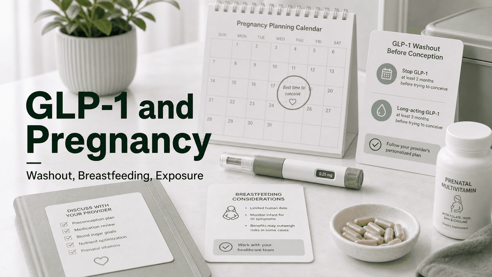 GLP-1 and Pregnancy: Washout Timing, Breastfeeding, and Unintended Exposure (2026)
