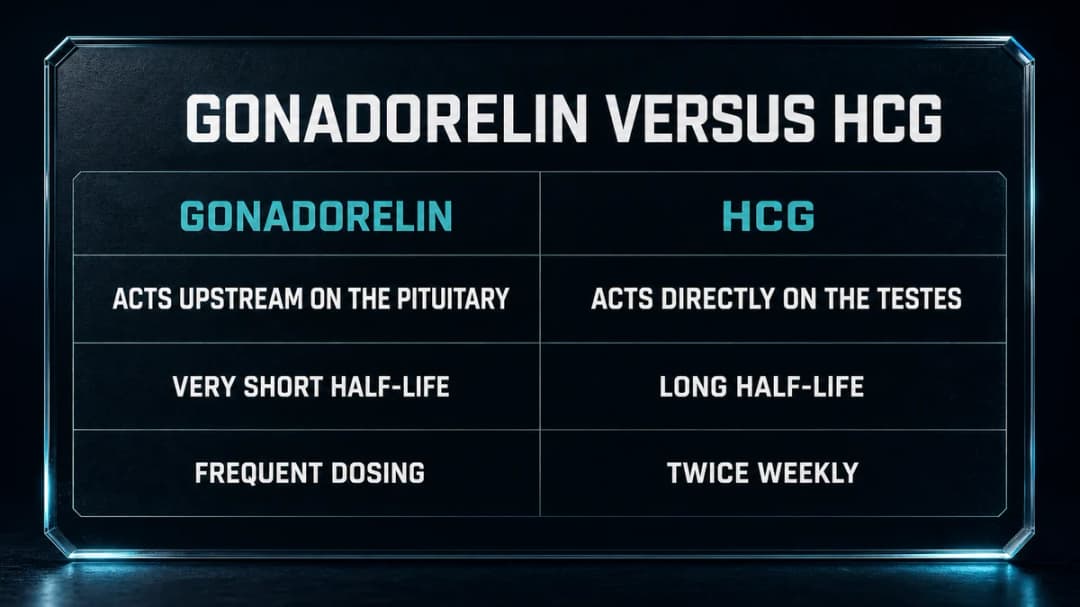 Comparison: gonadorelin versus hCG