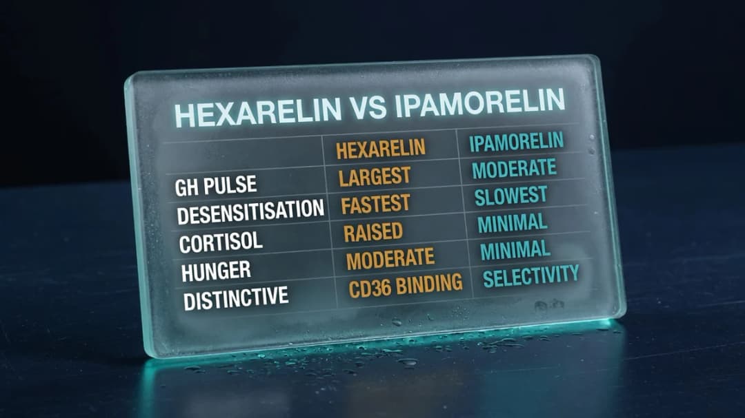 Card: what separates hexarelin from the other GHRPs