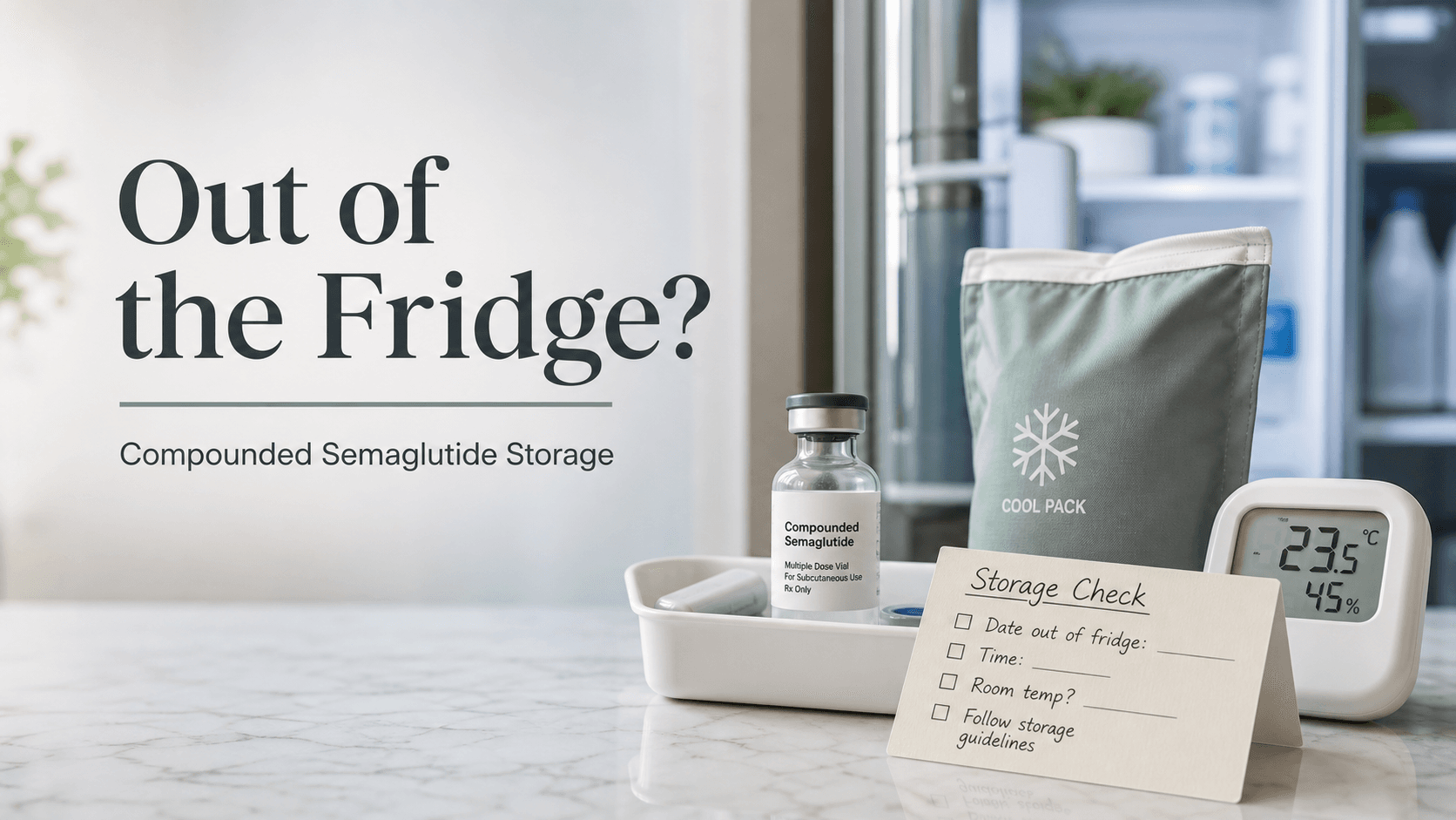 How Long Can Compounded Semaglutide Be Out of the Fridge?