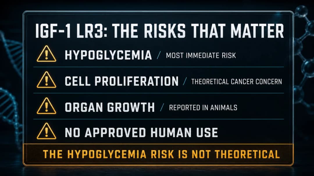 Chart: IGF-1 LR3 risks that matter most