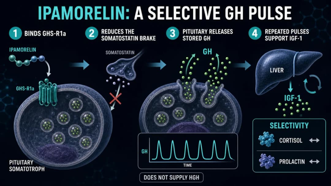 Ipamorelin: A selective gh pulse