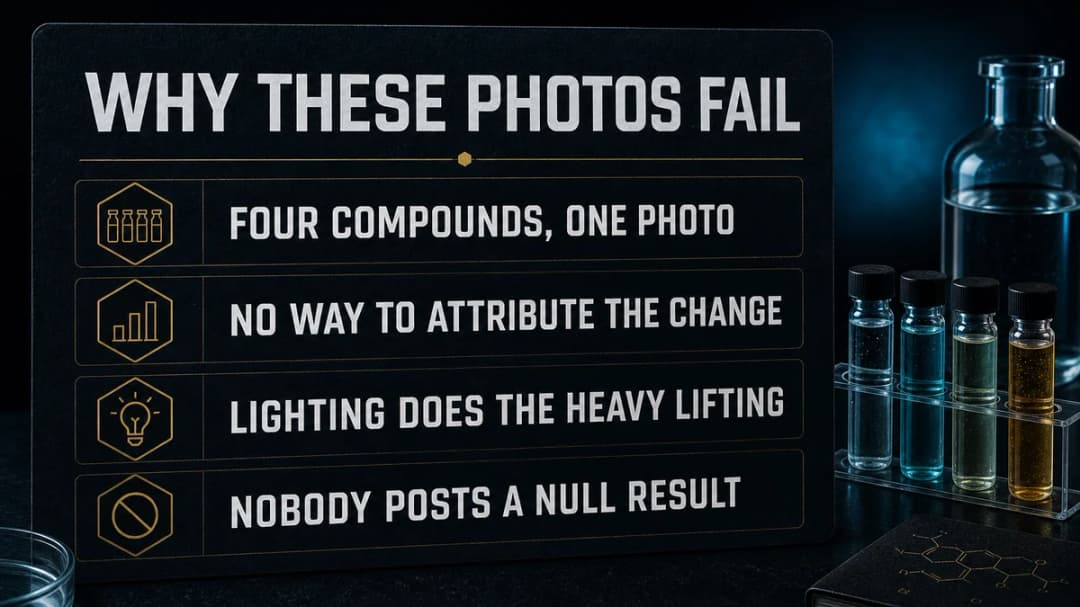 Card: why KLOW before and after photos fail