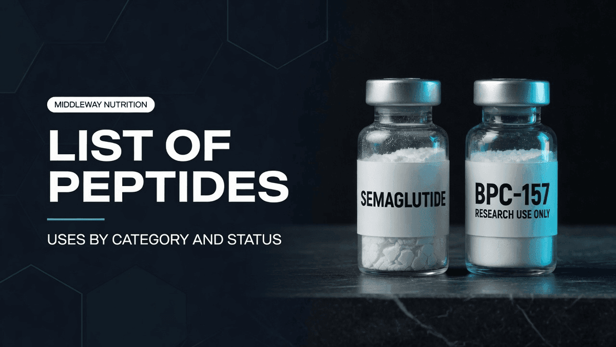 List of Peptides and Their Uses: A Working Reference