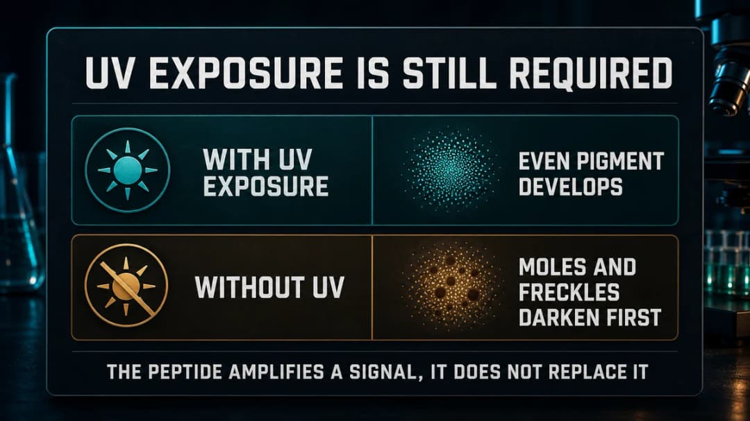 Card: why UV exposure is still required