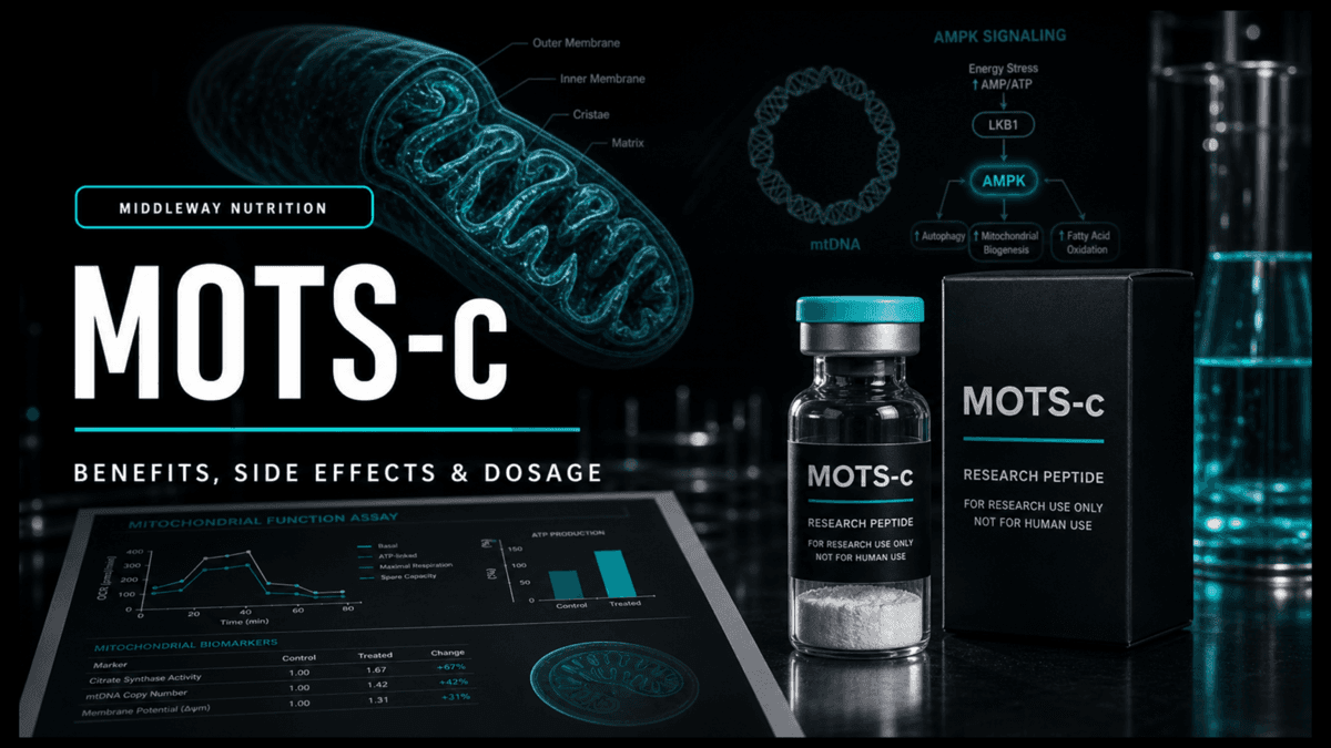 MOTS-c Peptide: Benefits, Dosage Chart, and Side Effects article visual