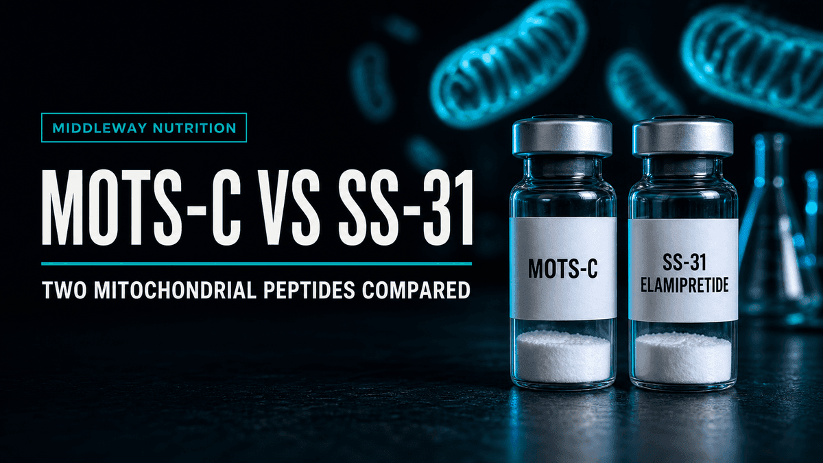 MOTS-c vs SS-31 (Elamipretide): Two Mitochondrial Peptides, Two Very Different Situations