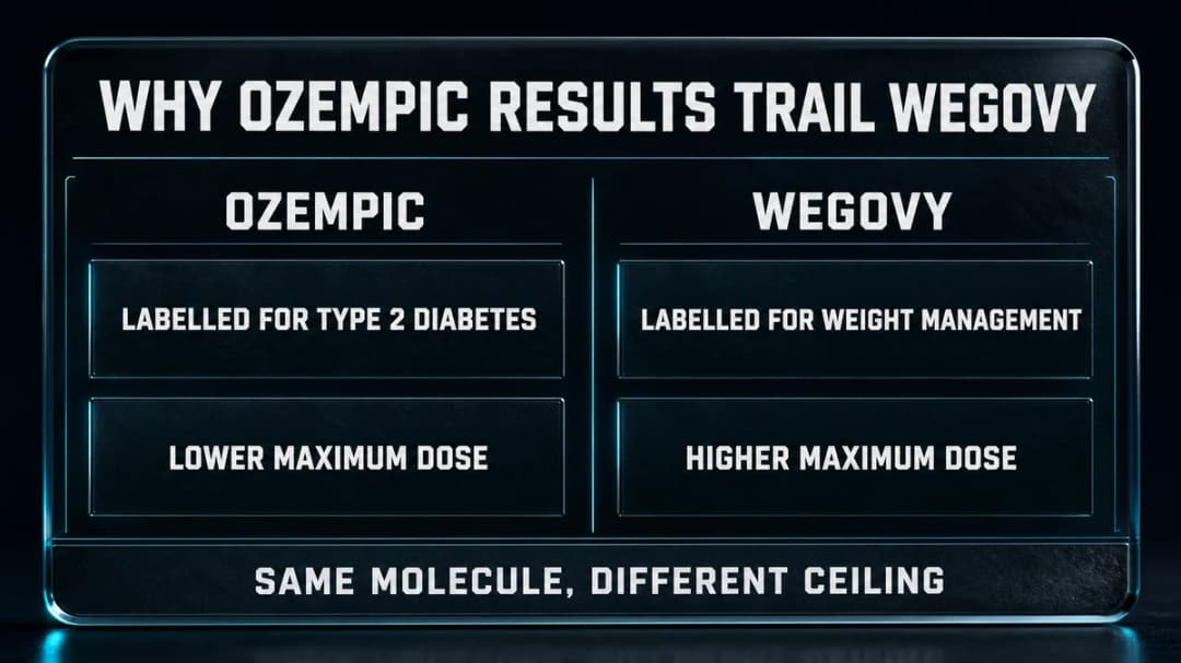 Comparison: why Ozempic results trail Wegovy results