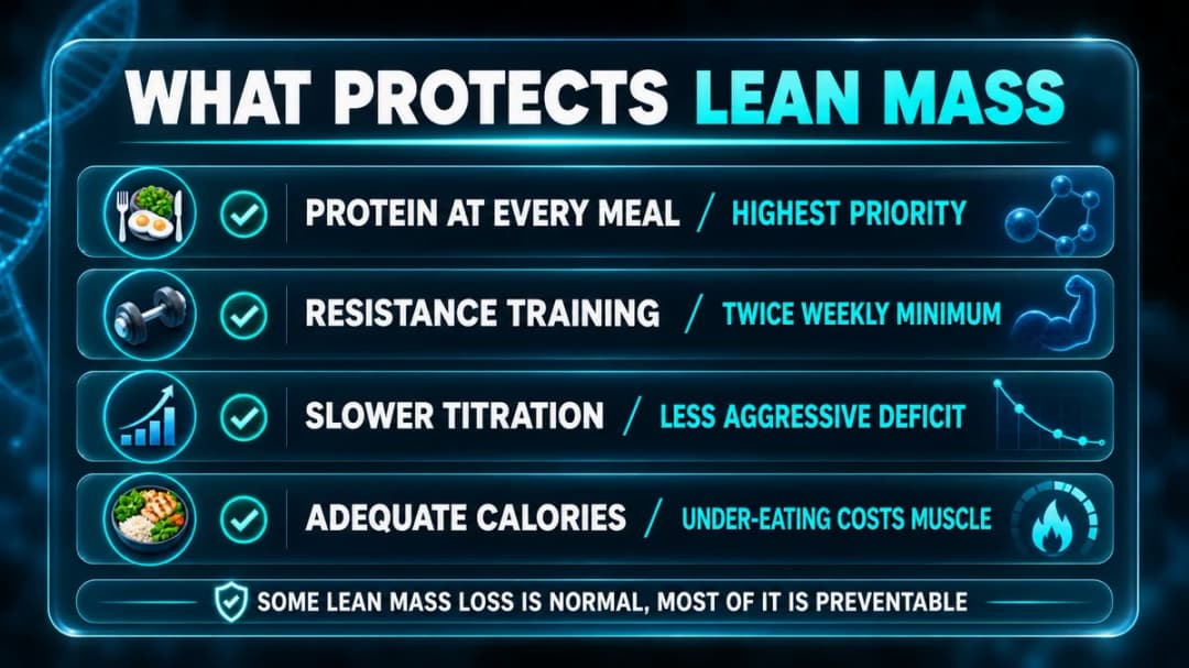 Card: what protects lean mass during weight loss