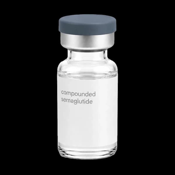 Compounded semaglutide vial