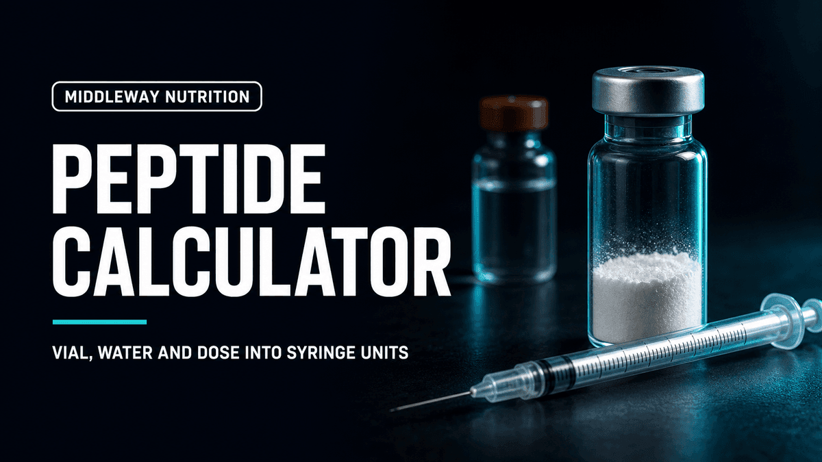 Peptide Calculator: From Vial in Hand to Units on the Syringe