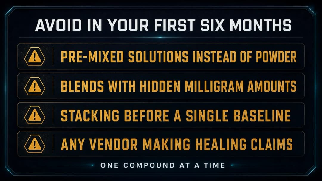 Card: what to avoid in your first six months