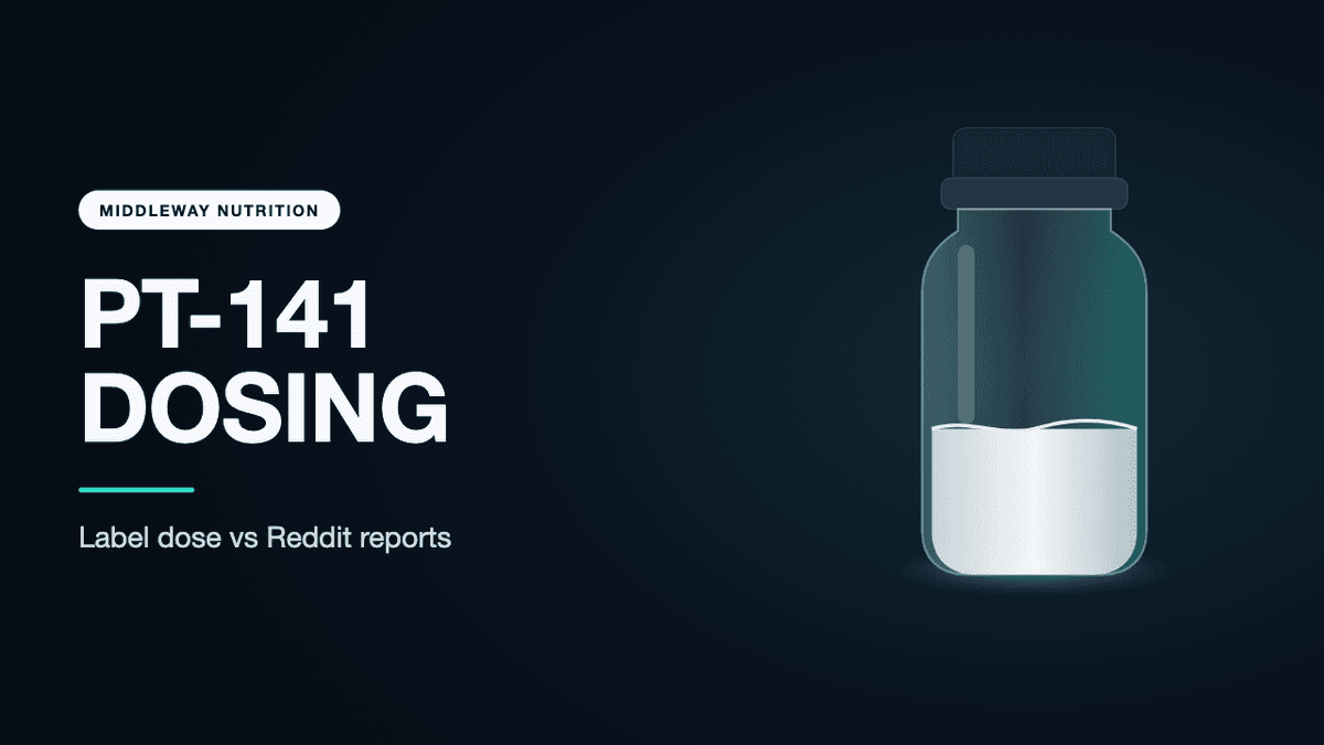 PT-141 Dosage Chart: Label Dose vs What Reddit Users Report