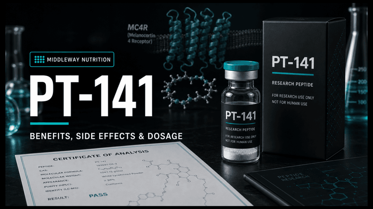 PT-141 Peptide: Benefits, Side Effects and Dosage Chart article visual