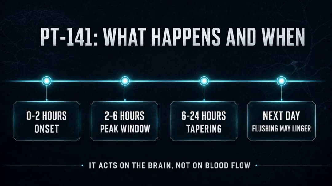 Timeline: what PT-141 does and when
