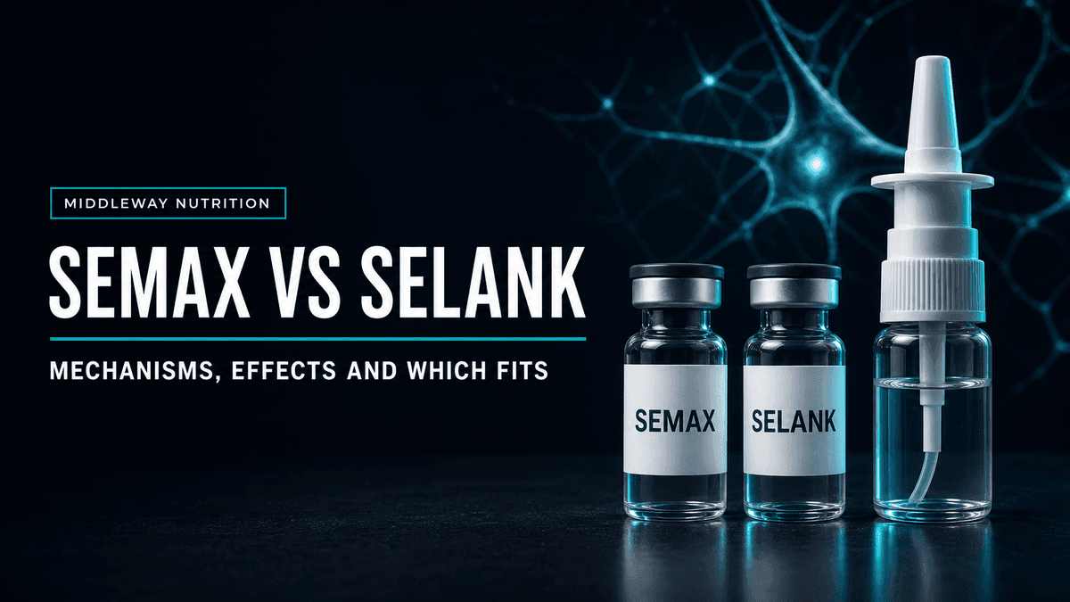 Semax vs Selank: Two Peptides From the Same Lab, Two Different Jobs article visual