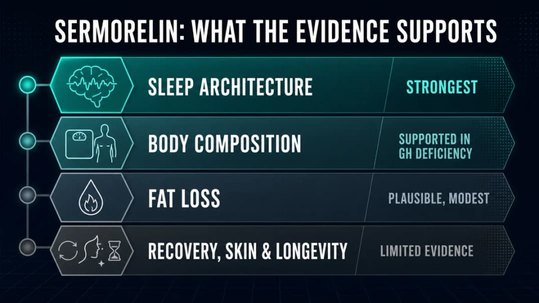 Sermorelin: Research evidence and dosing summary