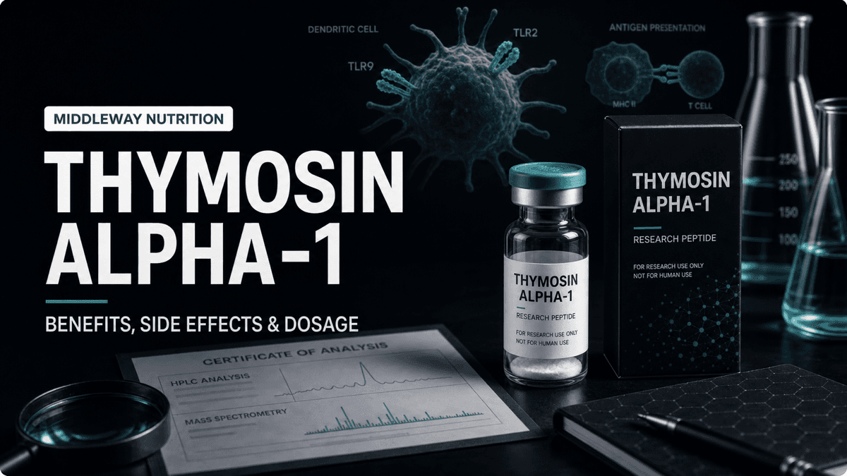 Thymosin Alpha-1 Peptide: Benefits, Side Effects, and Reported Dosage Ranges