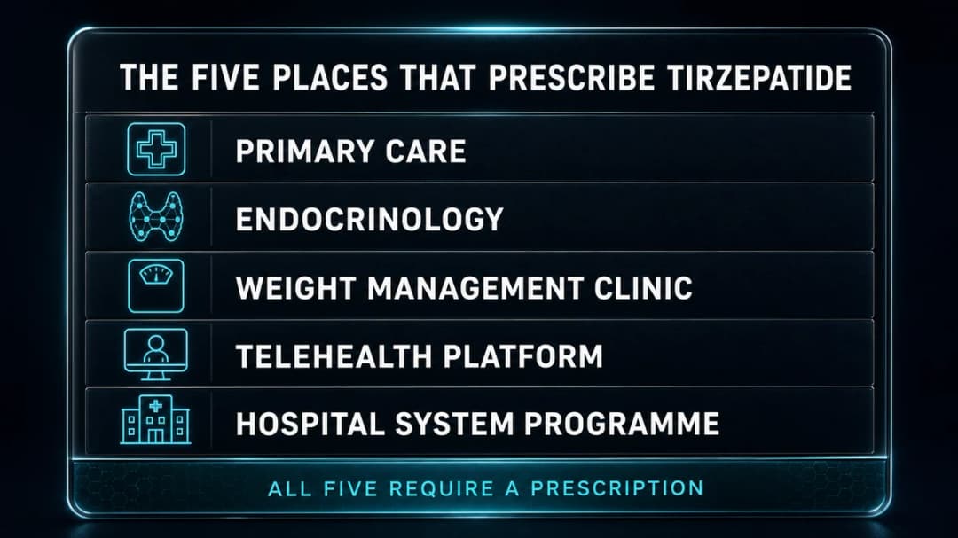 Card: the five provider types that prescribe tirzepatide
